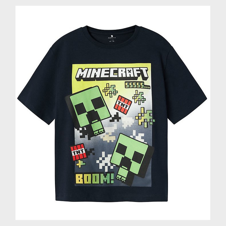 Name It T-shirt - NkmMus Minecraft - Navy Blazer