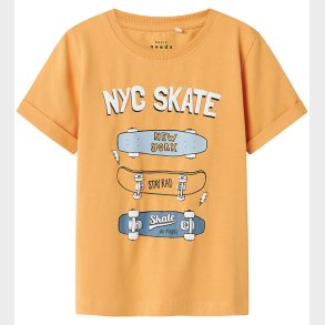 Name It T-shirt - NmmVux - Gold Earth/Skateboards