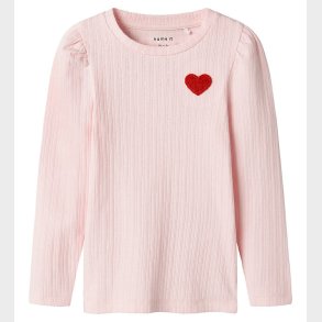 Name It Bluse - Rib - NmfDlove - Ballerina m. Hulmnster