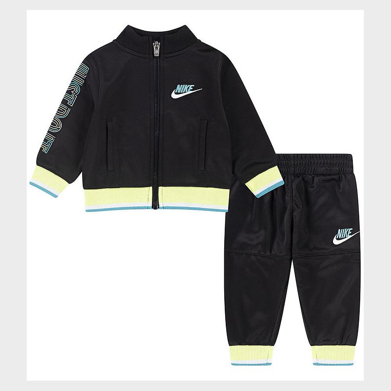 Nike Trningsst - Cardigan/Bukser - Sort