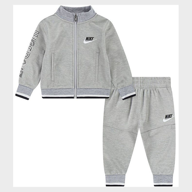 Nike Trningsst - Cardigan/Bukser - Light Smoke Grey Heather