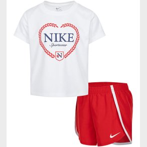 Nike Shortsst - T-shirt/Shorts - University Red/Hvid