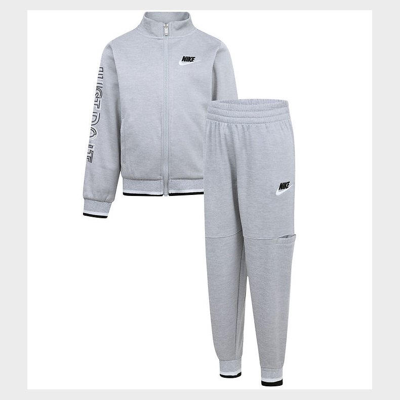 Nike Trningsst - Cardigan/Bukser - Light Smoke Grey Heather