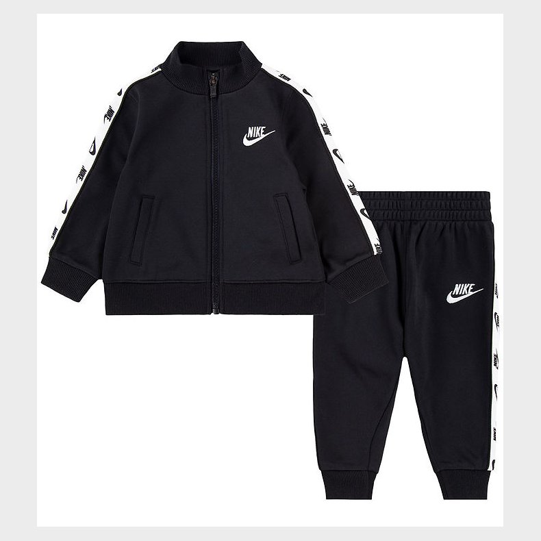 Nike Trningsst - Cardigan/Bukser - Sort