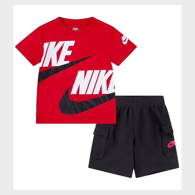 Nike Shortsst - T-shirt/Shorts - Sort/University Red