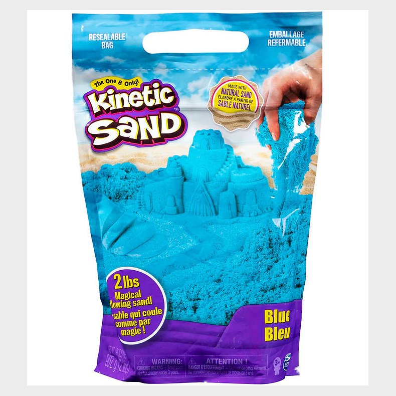 Kinetic Sand Strandsand - 907 gram - Neon Blue