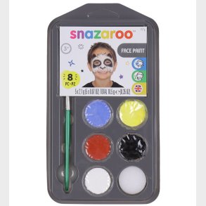 Snazaroo Ansigtsmaling - Summer - 7 Dele + 1 Ideh�fte