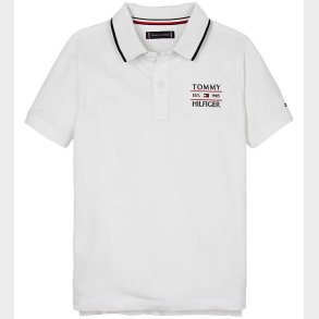 Tommy Hilfiger Polo - Hvid m. Logo