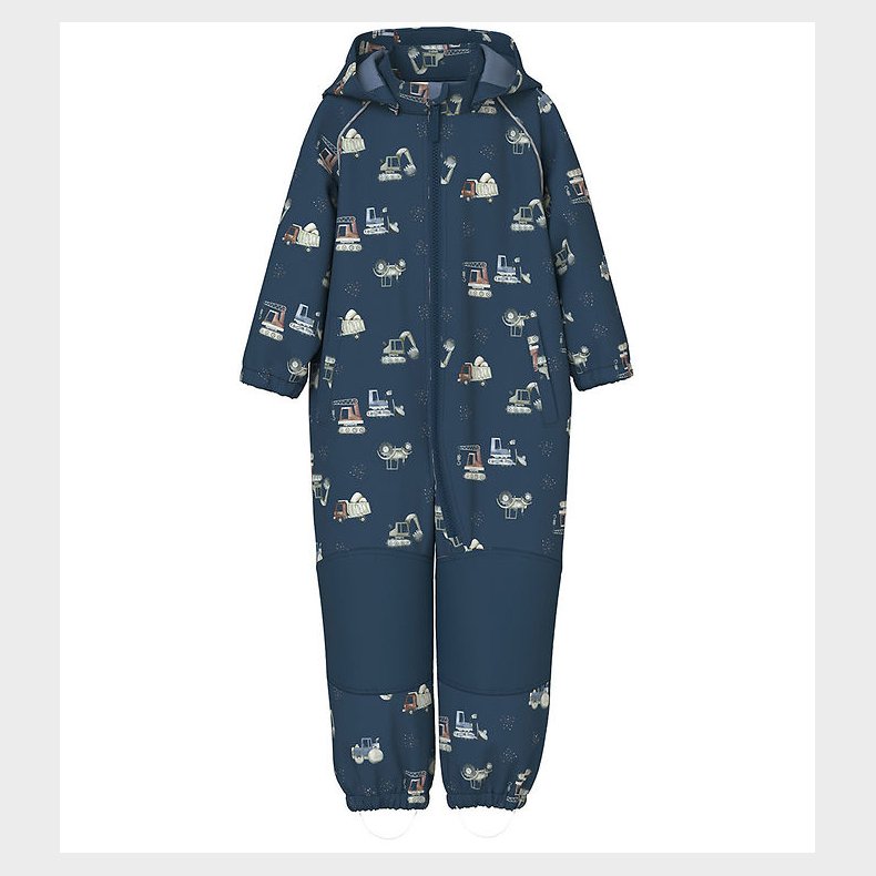 Name It Softshelldragt m. Fleece - Noos - NmmAlfa08 - Sargasso S