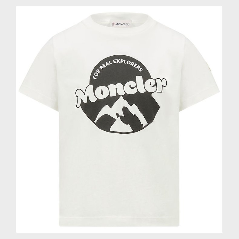 Moncler T-shirt - Hvid m. Print