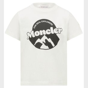 Moncler T-shirt - Hvid m. Print