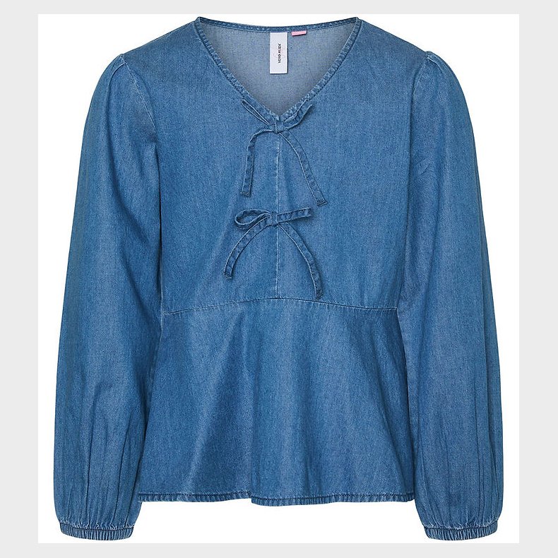 Vero Moda Girl Bluse - VmDemi - Medium Blue Denim
