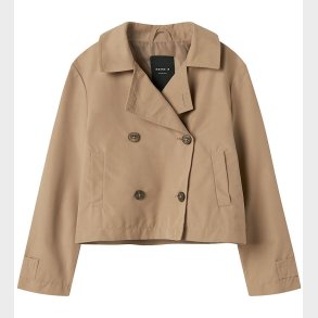 Name It Frakke - NkfMadelin - Kort - Savannah Tan