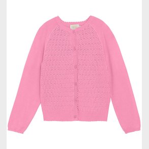 Creamie Cardigan - Strik - Pointelle - Rosebloom