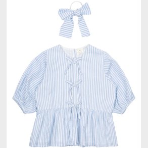 The New Bluse og Hrelastik - TnNalani - White Swan Striped