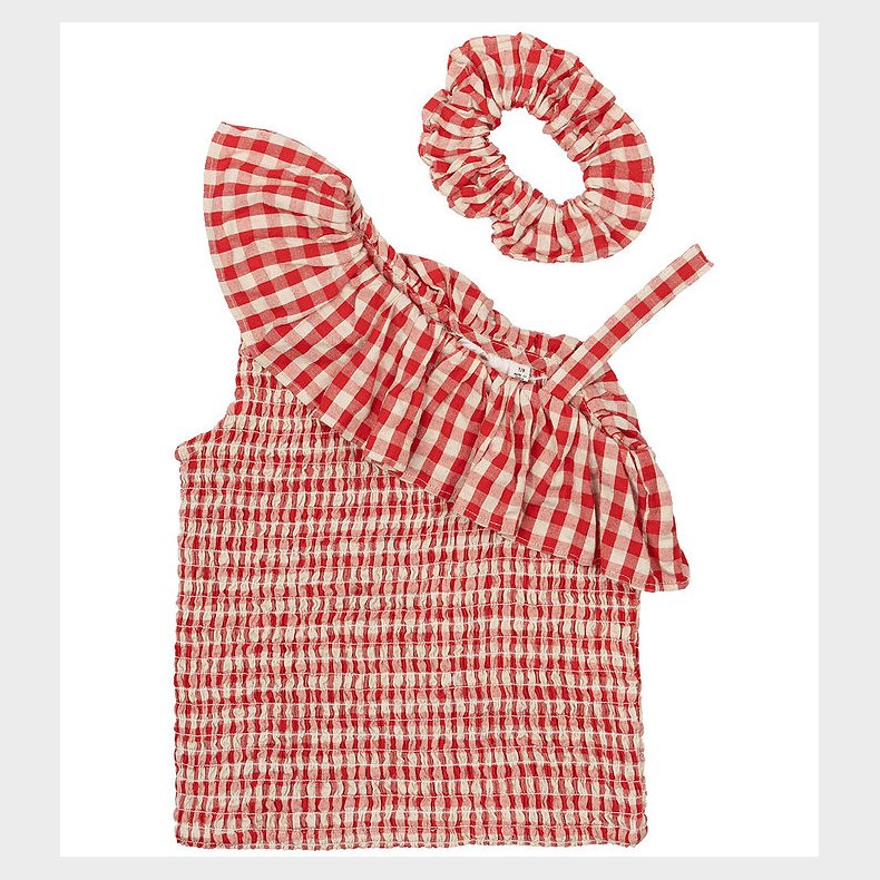 The New Top - TnNally - Poppy Red Check