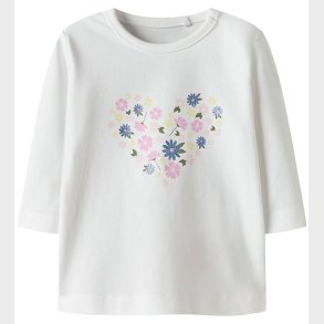 Name It Bluse - NbfVubie - Bright White/Heart