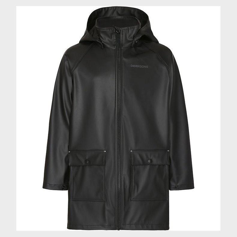 Didriksons Regnjakke - PU - Giga - Sort