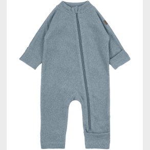 Mikk-Line Fleecedragt - Faded Denim Melange