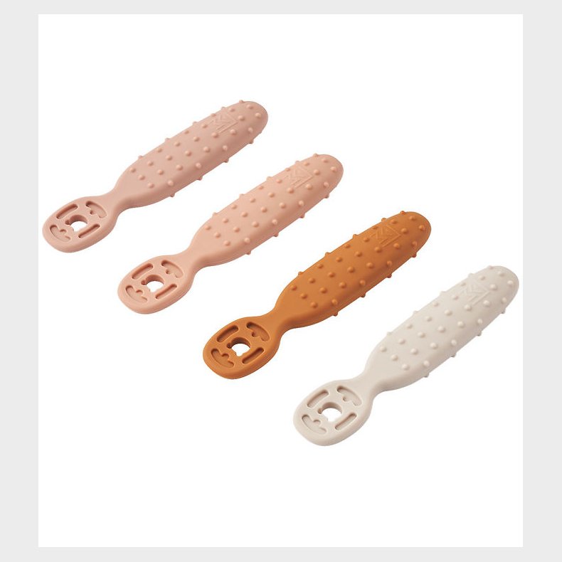 Liewood Babyskeer - Silikone - 4-pak - Caelia - Pale Tuscany Mul