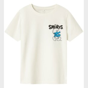 Name It T-shirt - NkmFinne - Smurfs - Cloud Dancer