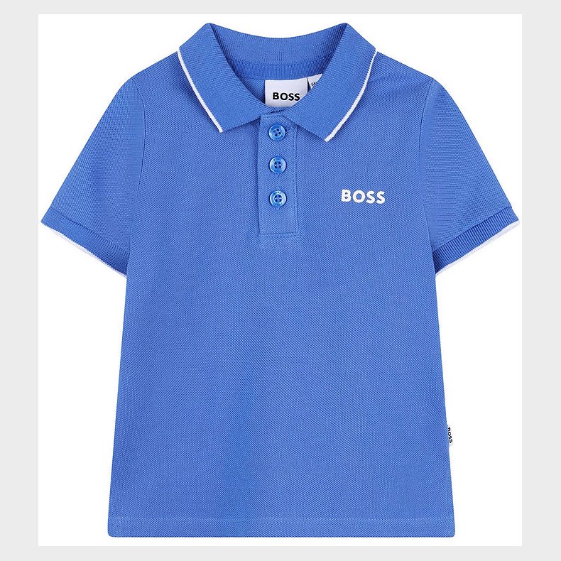BOSS Polo - Piqu - Bl