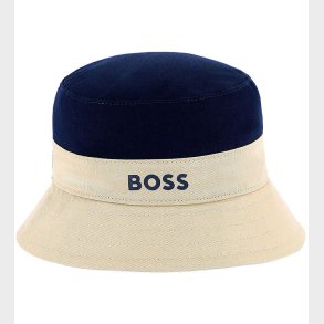 BOSS Bllehat - Vendbar - Hvid/Sand/Navy