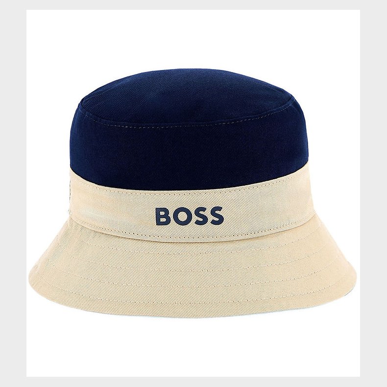 BOSS Bllehat - Vendbar - Hvid/Sand/Navy