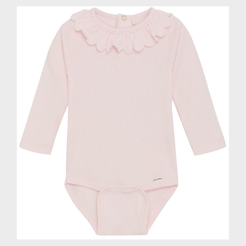 Minymo Body l/� - Rib - Pink Dogwood