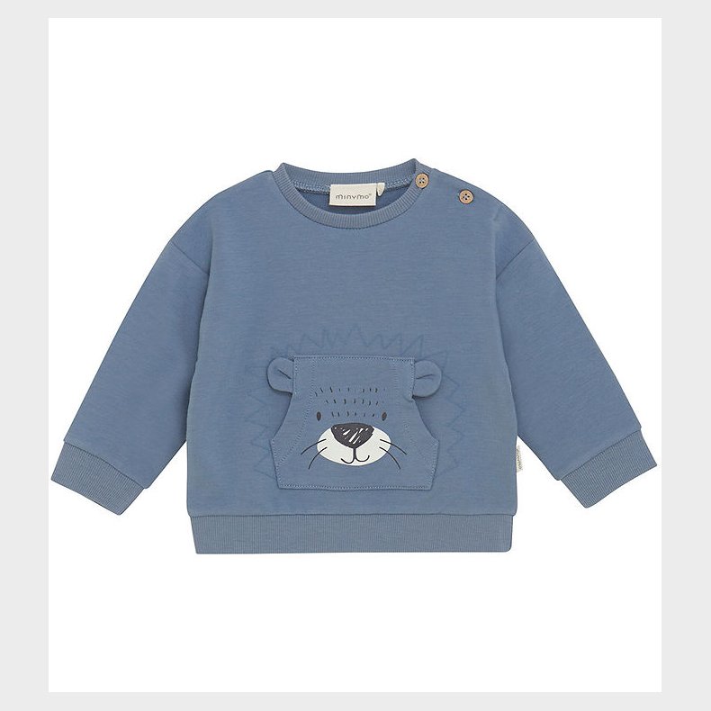 Minymo Sweatshirt - Flint Stone m. Print
