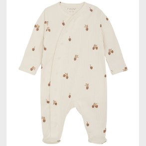 Fixoni Natdragt m. Fdder - Rib - Eggnog