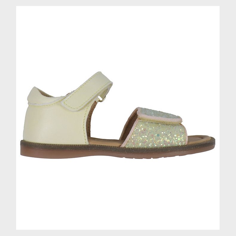 Bisgaard Sandaler - Aida - Yellow Glitter