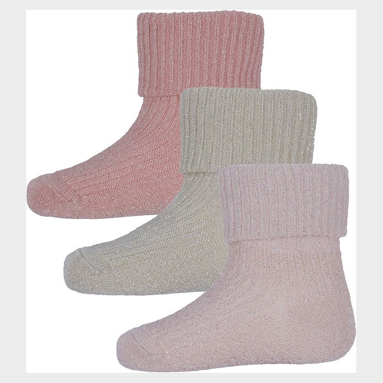 MP Str�mper - Bambus - 3-pak - Ida - Dew m. Glimmer