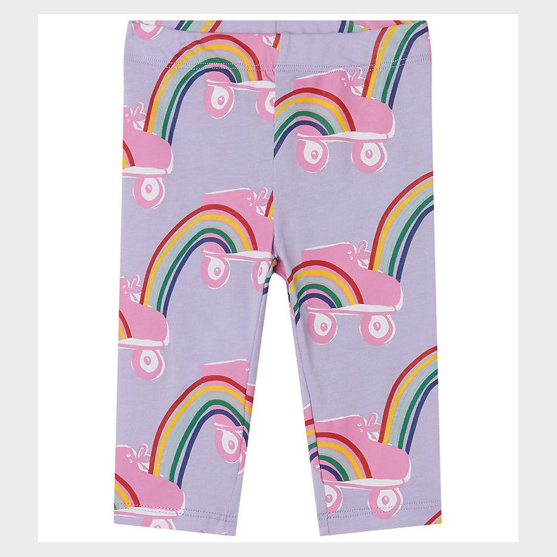 Stella McCartney Kids Leggings - Lilla m. Rullesk�jter