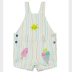 Stella McCartney Kids Smkbukser - Hvid m. Striber/Is