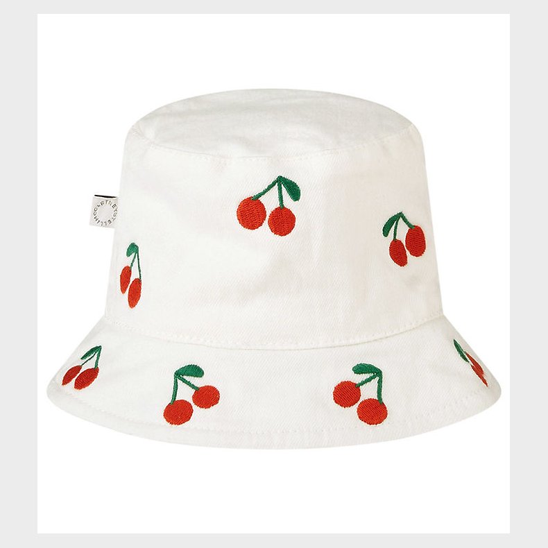 Stella McCartney Kids Bllehat - Hvid m. Kirsebr