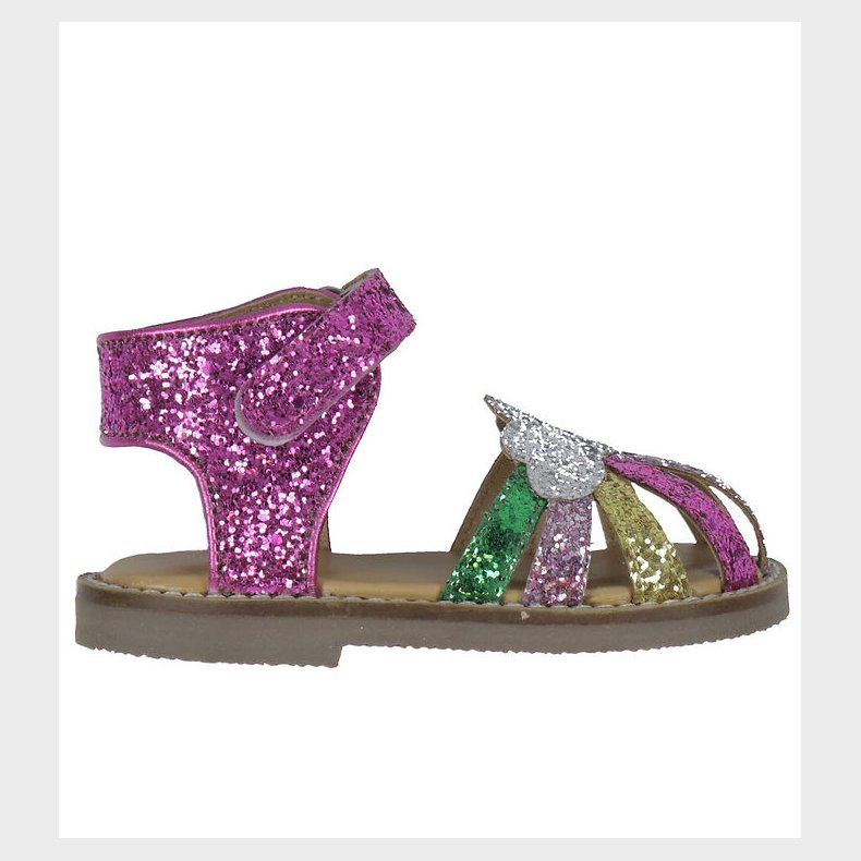 Konges Sljd Sandaler - Rainbow - Flamingo Plume