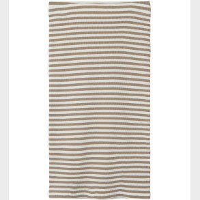 LMTD Nederdel - NlfDallas - Rib - Mocha Meringue/WHITE STRIPES