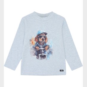 Hust and Claire Bluse - Anton - Sky Melange