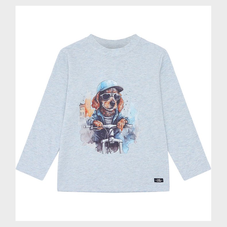 Hust and Claire Bluse - Anton - Sky Melange