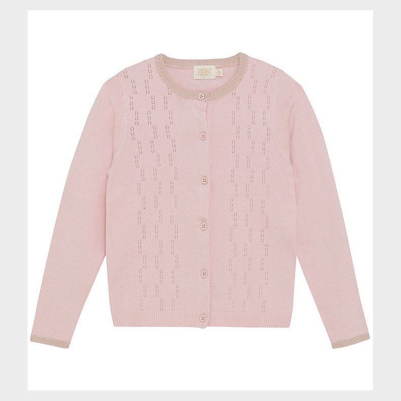 Creamie Cardigan - Pointelle - Strik - Lotus