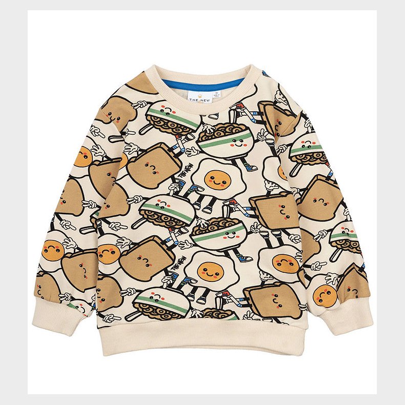 The New Siblings Sweatshirt - TnstNelson - White Swan AOP