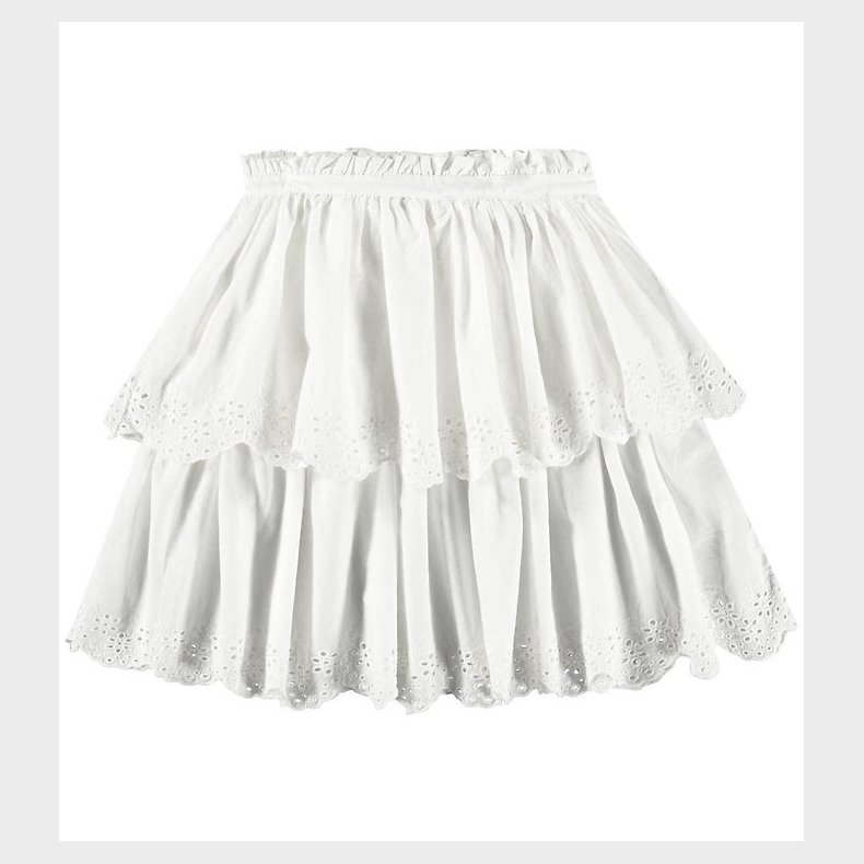 Molo Nederdel - Brianna - Crisp White m. Hulm�nster