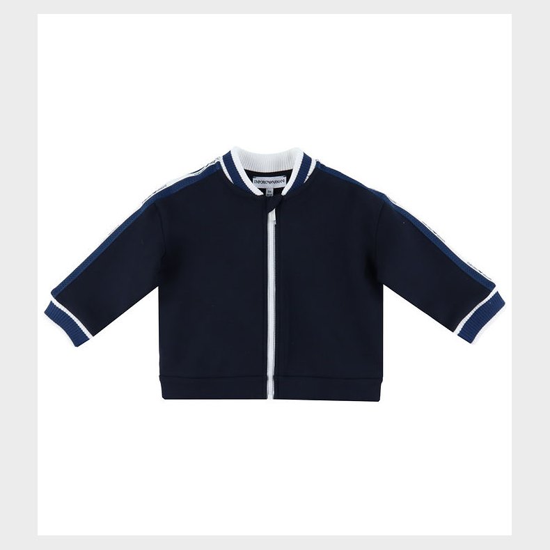 Emporio Armani Cardigan - Navy m. Hvid