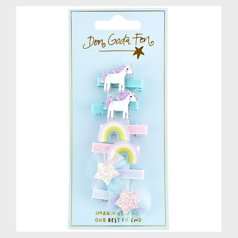 Den Goda Fen H�rsp�nde - 6-pak - Unicorn Mix