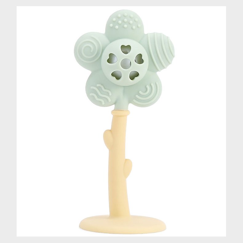 Tiny Tot Bidering - Flower - Sage/Gul