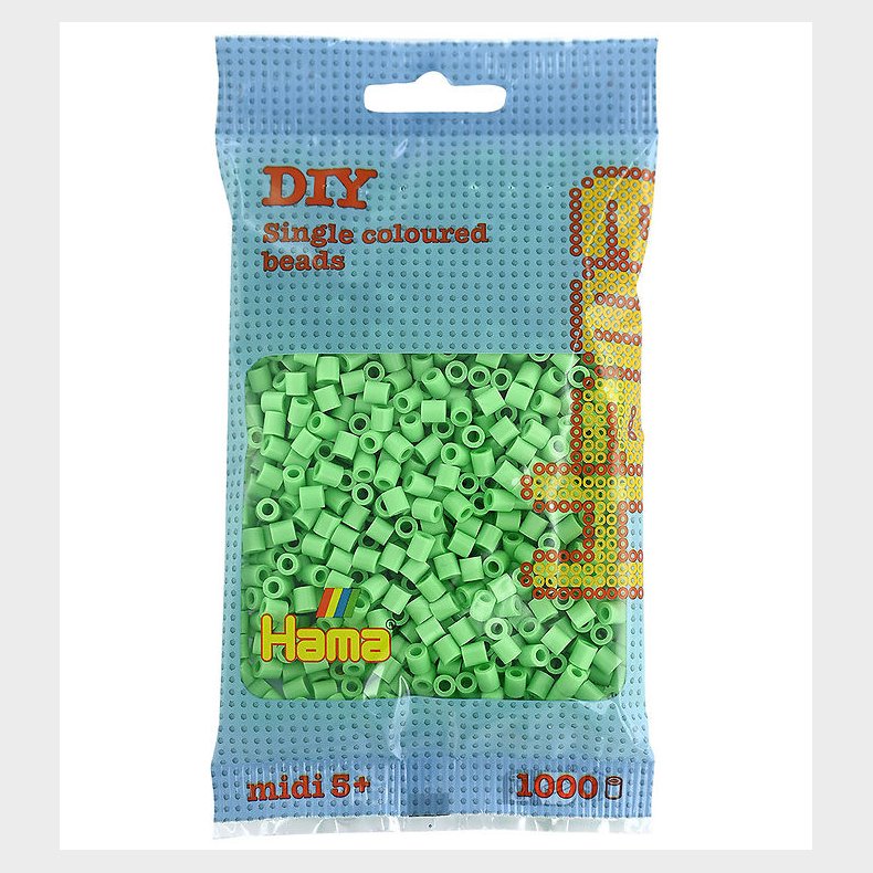 Hama Midi Perler - 1000 stk. - 115 Klar Gr�n