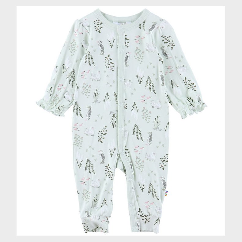 Joha Natdragt - Viskose/Bambus - Mynte m. Svane