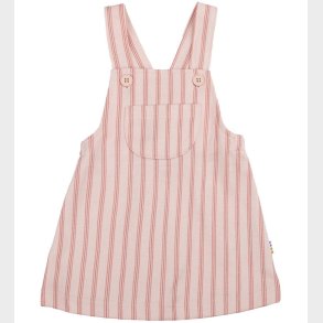 Joha Kjole - Pinafore - Lyserd m. Striber