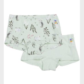 Joha Hipster - 2-pak - Viskose/Bambus - Mynte m. Svane